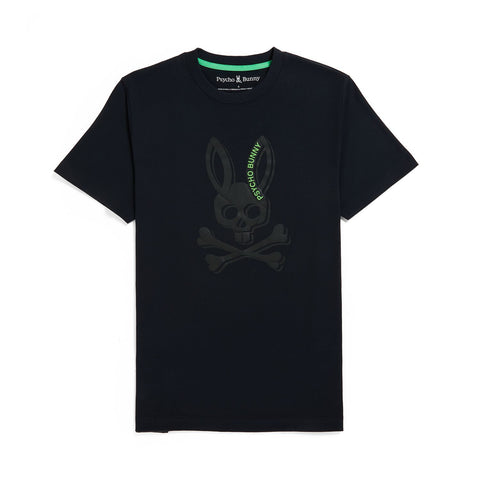 SERGE EMBROIDERED GRAPHIC TEE-410 NAVY