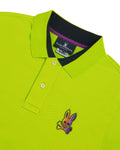 MENS DYLAN GRADIENT BUNNY POLO  322 ACID LIME