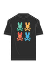MENS BIG AND TALL BENNETT MULTI BUNNY TEE-442 GLACIAL BLUE/BLACK/AMBER FROST