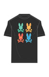 MENS BIG AND TALL BENNETT MULTI BUNNY TEE-442 GLACIAL BLUE/BLACK/AMBER FROST