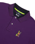 MENS BIG AND TALL DYLAN GRADIENT BUNNY POLO 559 VIVID VIOLET