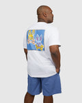 MENS BIG AND TALL JAMES BUNNY IN A BOX TEE-100 WHITE