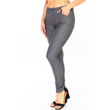 LADY'S CLASSIC SOLID SKINNY JEGGINGS