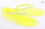 Jelly Flip Flops Yellow